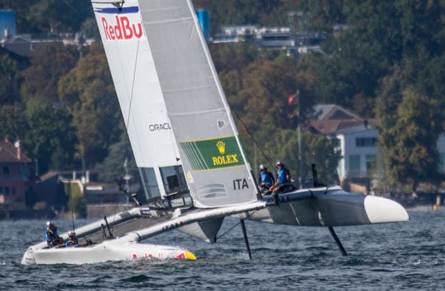 September 19, 2026, Geneva, Geneva, Switzerland: Geneva Switzerland, 09 19 2026: RED BULL ITALY SAILGP TEAM (IT) is in action during Rolex Switzerland Sail Grand Prix, Geneva, Rolex Switzerland Sail Grand Prix, Geneva which was also the second edition of the Rolex Switzerland Sail Grand Prix, Geneva and took place at Geneva Yacht Club in Geneva, Switzerland. Geneva Switzerland - ZUMAd206 20260919_zip_d206_001 Copyright: xEricxDubostx