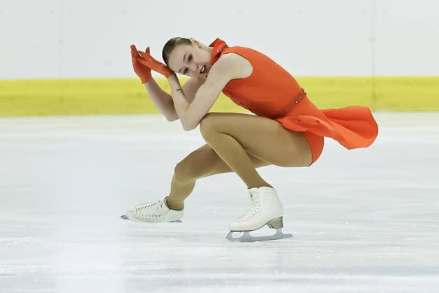IPA88713223 - Anita Ostlund (SWE) during the 2026 Lombardia Trophy Figure skating, Eiskunstlauf competition at the IceLab Arena in Bergamo, Italy, on September 19, 2026, as part of the Lombardia Trophy Figure Skating competition in Bergamo, Italy, on September 19, 2026  Copyright: xValerioxOrigo IPAxSportx xx IPA88713223