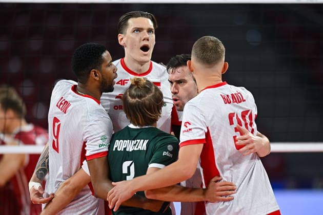 2026.09.19 Sofia siatkowka Mistrzostwa Europy w siatkowce mezczyzn Polska - Lotwa N z Wilfredo Leon Venero Bartlomiej Lemanski Marcin Komenda Bartlomiej Boladz radosc emocje Foto Lukasz Laskowski PressFocus 2026.09.19 Sofia CEV Enel EuroVolley Men 2026 Poland vs Latvia Wilfredo Leon Venero Bartlomiej Lemanski Marcin Komenda Bartlomiej Boladz radosc emocje Credit: Lukasz Laskowski PressFocus NEWSPIX.PL --- newspix.pl 