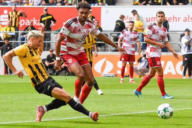 Lukas Scepanik of Alemannia Aachen (7) scores the goal to make it 1–0; goal, scoring, action, play, game scene, September 19, 2026, Aachen, Germany; soccer, 3. Liga, TSV Alemannia Aachen vs. Fortuna Düsseldorf, soccer, 3. Liga, TSV Alemannia Aachen vs. Fortuna Düsseldorf, DFB and DFL regulations prohibit any use of photographs as image sequences and or quasi-video xmhx