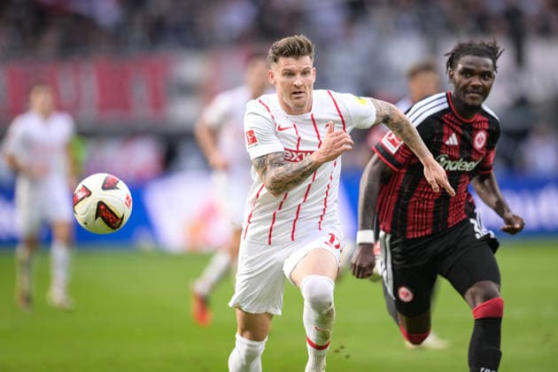 Soccer, Bundesliga 1, 20260919, SG Eintracht Frankfurt vs. SC Freiburg. Pictured: Lukas KÜBLER. Freiburg, 17. Frankfurt, Deutsche Bank Park, Hesse, Germany Copyright: Passion2Press MarkusxFischerx