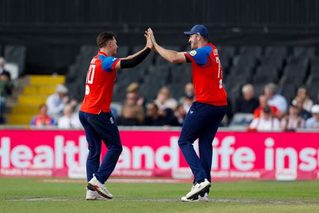 England v Sri Lanka, International T20 Englands Sonny Baker celebrates the last wicket during the International T20 match between England and Sri Lanka at Old Trafford, Manchester, UK on 19 September 2026. Manchester Old Trafford Greater Manchester UK Editorial use only , Copyright: xGeorgexFranksx PSI-24899-0052