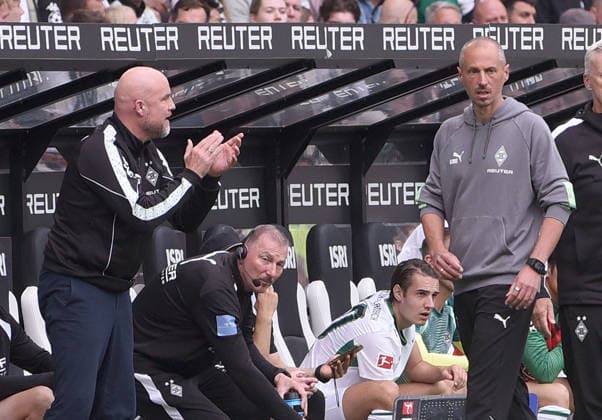 September 19, 2026, xhbx, Soccer 1. Bundesliga, Borussia Mönchengladbach 1 FSV Mainz 05 v l Rouven Schröder Borussia Mönchengladbach, Interim Coach Jan Moritz Lichte, Borussia Mönchengladbach. DFL and DFB regulations prohibit any use of photographs as image sequences and or quasi-video. Mönchengladbach
