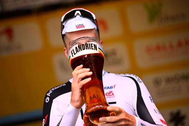 Flandrien 0.0 classic 2026 Cycling Race HAACHT, BELGIUM - SEPTEMBER 19 : Vermeersch Florian (BEL) of UAE Team Emirates XRG on the podium during the 28th edition of Flandrien 0.0 classic an UCI ProSeries 1.Pro one day cycling road race for Men Elite of 199.4 km with start in Brakel and finish in Haacht on September 19, 2026 in Haacht, Belgium, 19 09 2026 ( Motordriver Stephan Boone - Haacht Belgium  Copyright: xTomasxSiskx