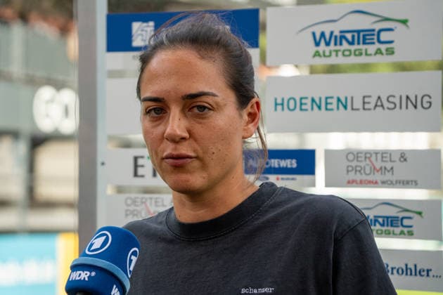 German Soccer, 3rd Division, 2026–27, Matchday 7, September 19, 2026: FC Viktoria Köln vs. FC Ingolstadt 04 at Sportpark Höhenberg in Cologne. FC Ingolstadt 04 head coach Sabrina Wittmann spoke to ARD after the game. Copyright: xx