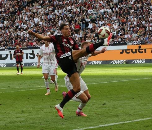 September 19, 2026 xmgoodx Frankfurt am Main, Deutsche Bank Park Bundesliga 2026–2027 Season Eintracht Frankfurt SC Freiburg Younes Ebnoutalib 11, Eintracht Frankfurt DFL DFB REGULATIONS PROHIBIT ANY USE OF PHOTOGRAPHS AS IMAGE SEQUENCES AND OR QUASI-VIDEO