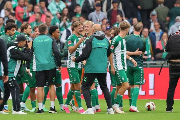 September 26, 19, GER, Soccer, 1st Bundesliga Men, Matchday 4, 2026–2027 Season, SV Werder Bremen vs. FC Augsburg, Final Score 3–2, Midfield: Niclas Füllkrug, Niclas Füllkrug, SV Werder Bremen 10, Weserstadion, Bremen, Germany Copyright: xnordphotoxGmbHx xTauchnitzx