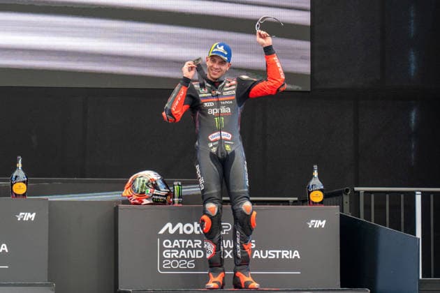 MOTORSPORTS - MotoGP - Austrian Grand Prix Photo by IPA ABACAPRESS.COM88714162 - Marco Bezzecchi (Aprilia Racing) during the Tissot Sprint Race at the Austrian MotoGP Grand Prix at the Red Bull Ring racetrack in Spielberg, Austria, on September 1, 2017. Austria Austria  Copyright: xIPAxSport ABACAx