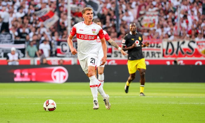 September 19, 2026, Germany, Stuttgart, Bundesliga, VfB Stuttgart vs. Borussia Dortmund, Grischa Prömel (VfB)