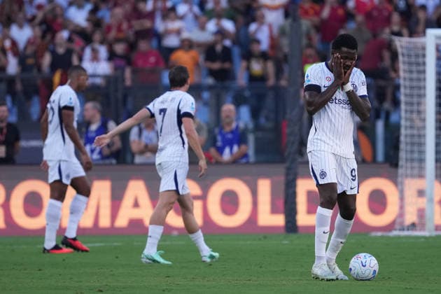 Inter Milan s Marcus Thuram during the Serie A EniLive soccer match between Roma and Inter at the Rome s Olympic stadium, Italy - Saturday September 19, 2026 - Soccer ( Photo by Alfredo Falcone LaPresse )  Copyright: xAlfredoxFalcone LaPressex