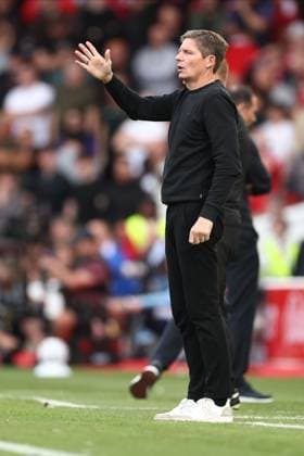 Nottingham Forest manager Oliver Glasner gestures on the touchline. Nottingham Forest v Coventry City, Premier League, Football, The City Ground, Nottingham, UK - 19 Sep 2026Nottingham The City Ground United Kingdom EDITORIAL USE ONLY No use with unauthorised audio, video, data, fixture lists, club league logos or live services. Online in-match use limited to 120 images, no video emulation. No use in betting, games or single club league player publications.  Copyright: xRyanxBrowne Shutterstockx 17158587gp