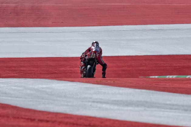 Sport Bilder des Tages IPA88719278 - Francesco Bagnaia (Ducati Lenovo Team) during the Sprint race of the Austrian MotoGP Grand Prix at the Red Bull Ring racetrack in Spielberg, Austria, on September 19, 2026.  Copyright: xFabioxAverna IPAxSportx xx IPA88719278