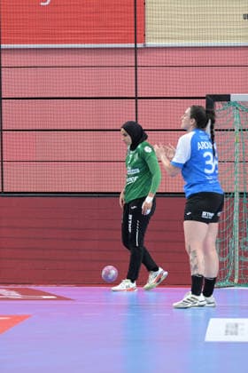 Maie Gomaa, Thueringer HC, No. 01 in goal; TusSies Metzingen vs. Thueringer HC, Handball, Alsco HBF, Matchday 4, 2026–2027 Season, September 19, 2026, TusSies Metzingen vs. Thueringer HC, Handball, Alsco HBF, Matchday 4, 2026–2027 Season, September 19, 2026, Tübingen Copyright: xEibner-Pressefotox EP_TBR