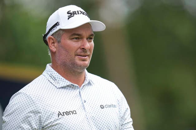 VIRGINIA WATER, ENGLAND - SEPTEMBER 19: Ryan Fox (NZL) walks from the twelfth tee during Round 3 at the BMW PGA, Golf Herren Championship at Wentworth Golf Club, Virginia Water on September 19, 2026 in Surrey, England The BMW PGA Championship