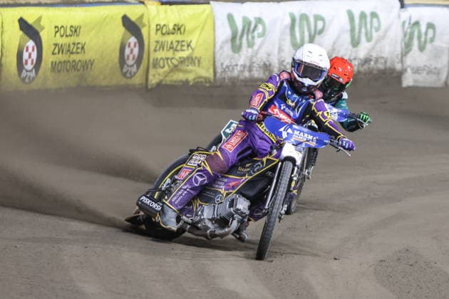 Rzeszow 19.09.2026. Speedway Euro Championship 2026 - Round 3 in Rzeszow, Poland --- Zuzel Indywidualne Mistrzostwa Europy 3 Final SEC w Rzeszowie Persons Shown : Kacper Woryna, Leon Madsen Fot. Konrad Swierad Arena Akcji NEWSPIX.PL --- newspix.pl 