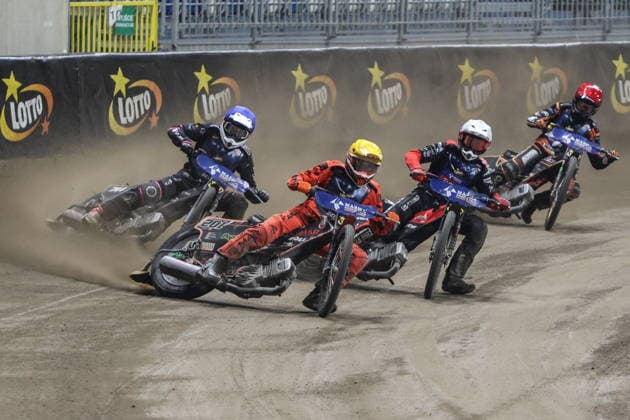 Rzeszow 19.09.2026. Speedway Euro Championship 2026 - Round 3 in Rzeszow, Poland --- Zuzel Indywidualne Mistrzostwa Europy 3 Final SEC w Rzeszowie Persons Shown : Jan Kvech, Przemyslaw Pawlicki, Kai Huckenbeck, Kim Nilsson Fot. Konrad Swierad Arena Akcji NEWSPIX.PL --- newspix.pl 