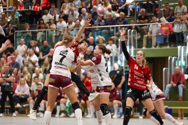 Annika Distel, SG Nürtingen Zizishausen, 25 on a shot (GER), SG Nürtingen Zizishausen vs. HL Buchholz 08 Rosengarten, Handball, 2nd ALSCO Women s Handball Bundesliga, Matchday 4, 2026–2027 season, September 19, 2026 GER, SG Nürtingen Zizishausen vs. HL Buchholz 08 Rosengarten, handball, 2nd ALSCO Women’s Handball Bundesliga, Matchday 4, 2026–2027 season, September 19, 2026, Steinenberg Copyright: xEibner-Pressefoto SoerenxHerwegx EP_SHG