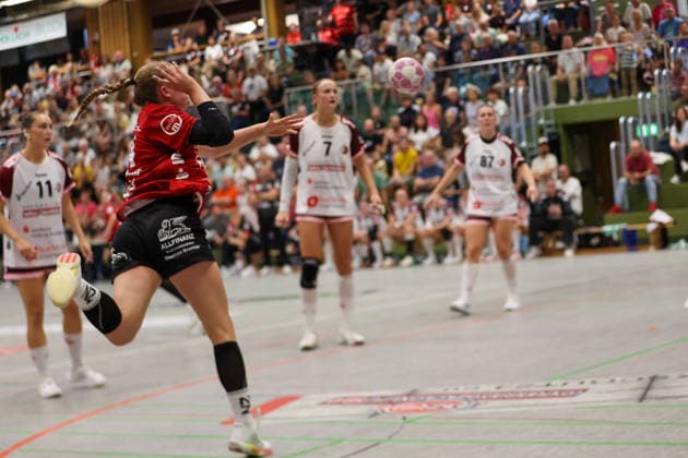 Nina Fischer, SG Nürtingen Zizishausen, 4th in scoring, GER; SG Nürtingen Zizishausen vs. HL Buchholz 08 Rosengarten, Handball, 2nd ALSCO Women s Handball Bundesliga, Matchday 4, 2026–2027 season, September 19, 2026 GER, SG Nürtingen Zizishausen vs. HL Buchholz 08 Rosengarten, Handball, 2nd ALSCO Women’s Handball Bundesliga, Matchday 4, 2026–2027 season, September 19, 2026, Steinenberg Copyright: xEibner-Pressefoto SoerenxHerwegx EP_SHG