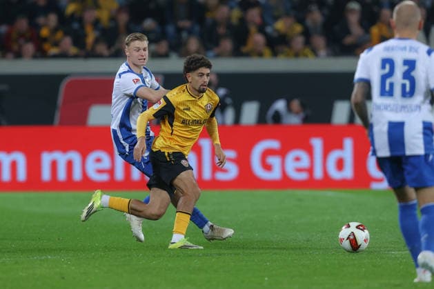 Football, 2nd Bundesliga, SG Dynamo Dresden v Hertha BSC