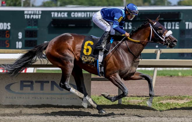 September 19, 2026, Bensalem, Pa, USA: U Lite Up My Life (6) ridden by Paco Lopez wins the Philly Special Stakes on Pennsylvania Derby Day at Parx Casino and Racing in Bensalem, Pennsylvania on September 19, 2026. Eclipse Sportswire CSM Bensalem USA - ZUMAcs17 20260919_faf_cs17_016 Copyright: xTimxSudduthx