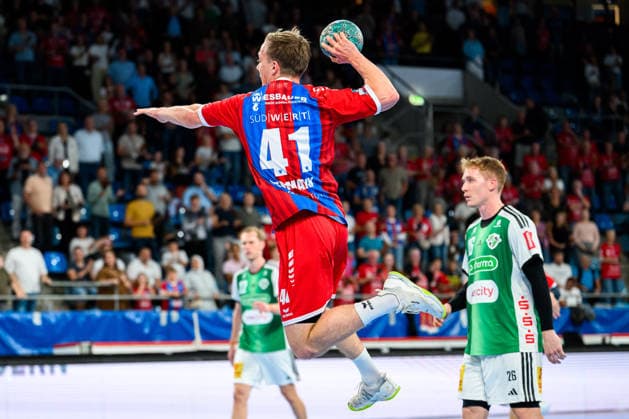 Bietigheim HBL 26 27 SG BBM Bietigheim TSV Hannover Burgdorf Till Hermann Bietighiem Bietigheim Bissingen Egetrans Arena Baden-Württemberg Germany