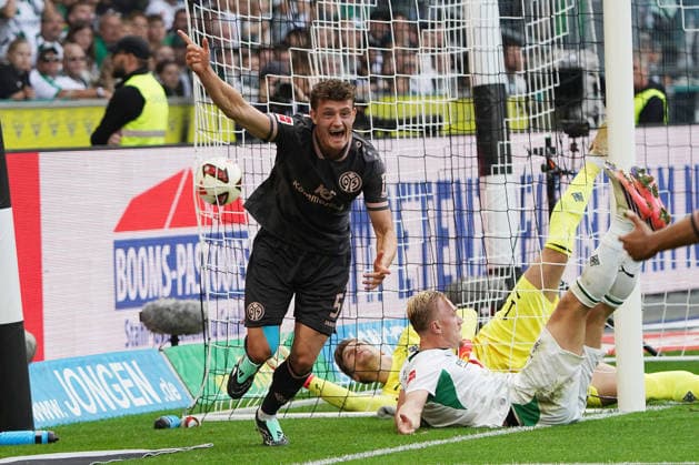 Mönchengladbach Soccer, 2026–2027 Bundesliga Season: Borussia Mönchengladbach vs. 1. FSV Mainz 05, September 19, 2026, Borussia Park, Mönchengladbach; Eric Martel; 1. FSV Mainz 05; Finland; FIN; Action; Still image