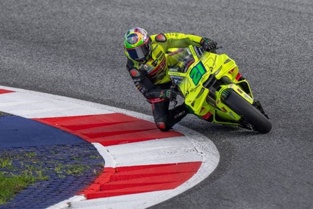 MotoGP Of Austria - Qualifying Franco Morbidelli of the Pertamina Enduro VR46 Racing Team during qualifying for the Austrian MotoGP Grand Prix at the Red Bull Ring race track in Spielberg, Austria, on September 19, 2026. Spielberg Austria  Copyright: xFabioxAvernax originalFilename:averna-practice260919_npodW.jpg