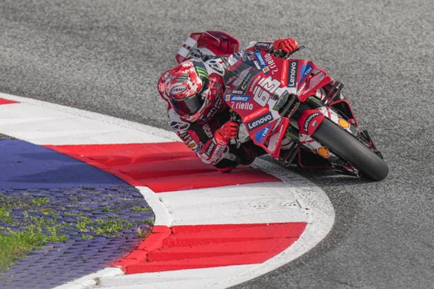 MotoGP Of Austria - Qualifying Francesco Bagnaia of the Ducati Lenovo Team during qualifying for the Austrian MotoGP Grand Prix at the Red Bull Ring race track in Spielberg, Austria, on September 19, 2026. Spielberg Austria  Copyright: xFabioxAvernax originalFilename:averna-practice260919_nponF.jpg