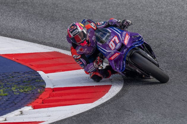 MotoGP Of Austria - Qualifying Toprak Razgatlioglu of Prima Pramac Yamaha MotoGP during qualifying for the Austrian MotoGP Grand Prix at the Red Bull Ring race track in Spielberg, Austria, on September 19, 2026. Spielberg Austria  Copyright: xFabioxAvernax originalFilename:averna-practice260919_nppt8.jpg