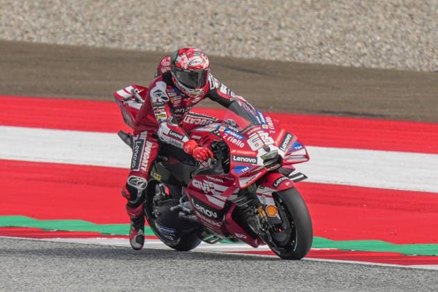 MotoGP Of Austria - Qualifying Francesco Bagnaia of the Ducati Lenovo Team during qualifying for the Austrian MotoGP Grand Prix at the Red Bull Ring race track in Spielberg, Austria, on September 19, 2026. Spielberg Austria  Copyright: xFabioxAvernax originalFilename:averna-practice260919_npQ6H.jpg