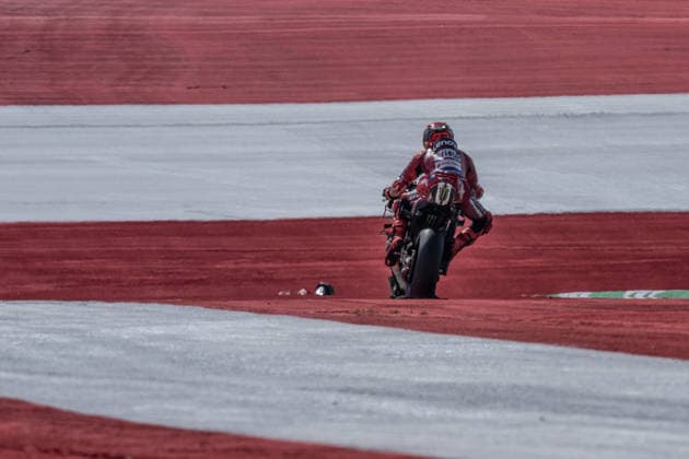 MotoGP Of Austria - Qualifying Marc Marquez of the Ducati Lenovo Team during qualifying for the Austrian MotoGP Grand Prix at the Red Bull Ring race track in Spielberg, Austria, on September 19, 2026. Spielberg Austria  Copyright: xFabioxAvernax originalFilename:averna-practice260919_nps6K.jpg