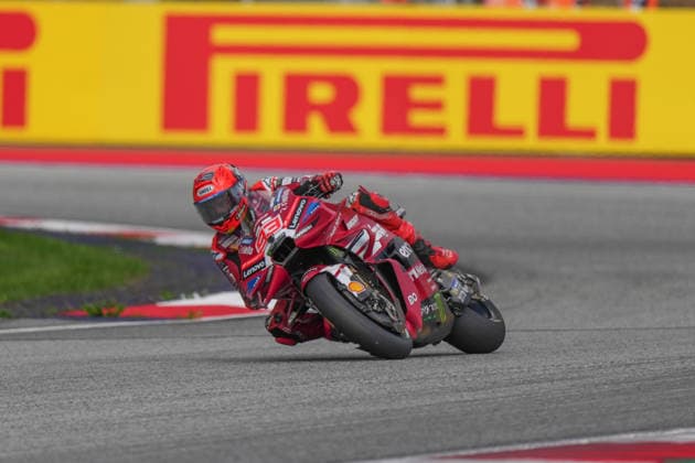 MotoGP Of Austria - Qualifying Marc Marquez of the Ducati Lenovo Team during qualifying for the Austrian MotoGP Grand Prix at the Red Bull Ring race track in Spielberg, Austria, on September 19, 2026. Spielberg Austria  Copyright: xFabioxAvernax originalFilename:averna-practice260919_npU1t.jpg