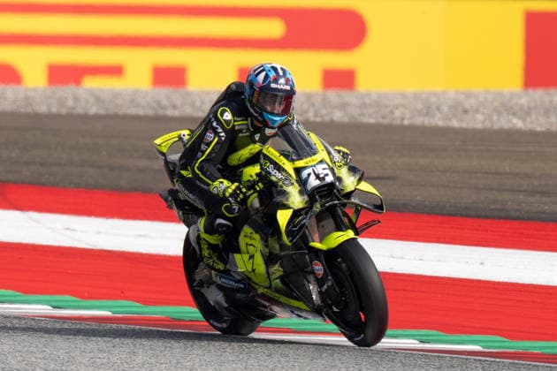 MotoGP Of Austria - Qualifying Raul Fernandez of the SuperFile Trackhouse MotoGP Team during qualifying for the Austrian MotoGP Grand Prix at the Red Bull Ring race track in Spielberg, Austria, on September 19, 2026. Spielberg Austria  Copyright: xFabioxAvernax originalFilename:averna-practice260919_npvZM.jpg