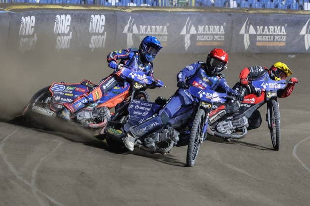 Rzeszow 19.09.2026. Speedway Euro Championship 2026 - Round 3 in Rzeszow, Poland --- Zuzel Indywidualne Mistrzostwa Europy 3 Final SEC w Rzeszowie Persons Shown : Piotr Pawlicki, Andrzej Lebiediew, Andzejs Lebedevs, Przemyslaw Pawlicki Fot. Konrad Swierad Arena Akcji NEWSPIX.PL --- newspix.pl 