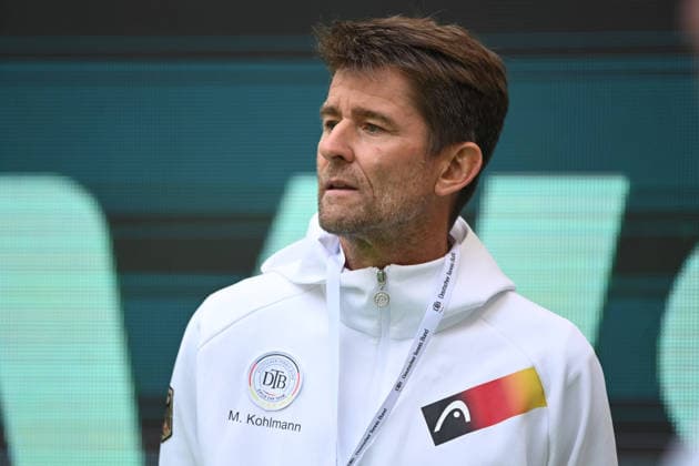 Michael KOHLMANN, Captain GER, Match 1: Alexander ZVEREV GER vs. Matej DODIC CRO. Germany (GER) vs. Croatia (CRO). Tennis Davis Cup Qualifiers, Round 2, on September 19, 2026, at the Heristo Arena in Halle, Westphalia, Germany Â