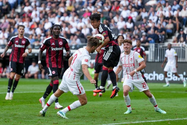Lucas Höler Lucas Hoeler SC Freiburg, 09 header, Germany, soccer, Bundesliga 1, Matchday 4, 2026–2027, Eintracht Frankfurt vs. SC Freiburg, September 19, 2026, Deutsche Bank Park, Frankfurt, Frankfurt, Deutsche Bank Park, Hesse, Germany Copyright: xArnexAmbergx