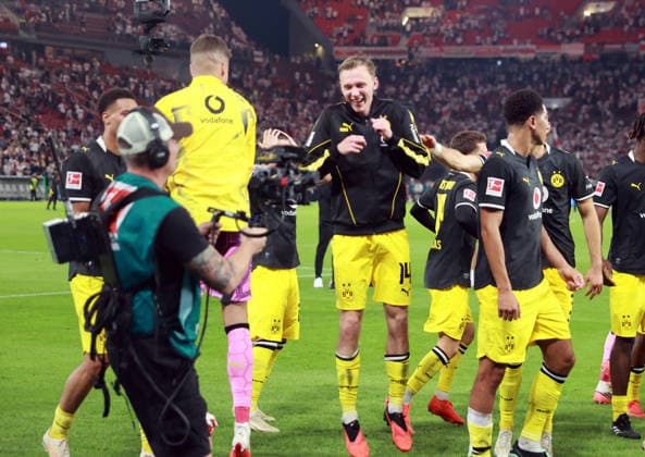September 19, 2026 VfB Stuttgart vs. Borussia Dortmund, Germany, Stuttgart, September 19, 2026, Soccer, Bundesliga, 2026–2027 Season, VfB Stuttgart vs. Borussia Dortmund, Maximilian Beier, Borussia Dortmund