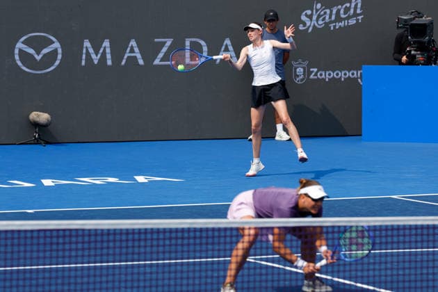 WTA GUADALAJARA OPEN 2026 WTA GUADALAJARA OPEN 2026 CRISTINA BUCSA NICOLE MELICHAR VS MOMOKO KOBORI PEANGTARN PLIPUECH 09 19 2026 GUADALAJARA, JALISCO Action photo of Cristina Bucsa and Nicole Melichar during the doubles final of the 2026 WTA Guadalajara Open, held at the Centro Panamericano de Tenis in Guadalajara, Jalisco, Mexico Action photo of Cristina Bucsa and Nicole Melichar, during the doubles final match of the 2026 WTA Guadalajara Open, held at the Centro Panamericano de Tenis in Guadalajara, Jalisco, Mexico. PHOTO BY IMAGENSHOP PHOTO AGENCY, GUADALAJARA, JALISCO, MEXICO Copyright: xIMAGENSHOPxAGENCIAxFOTOGRAFICAx