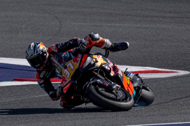 MOTO - MOTO GP - AUSTRIA GRAND PRIX 2026 37 ACOSTA Pedro (spa), Red Bull KTM Factory Racing, KTM RC16, action, accident, crash during the 2026 MotoGP Qatar Grand Prix of Austria, on the Red Bull Ring, from September 18 to 20, 2026 in Austria, Spielberg - SpielbergAustria  Copyright: xGIGIxSOLDANOx