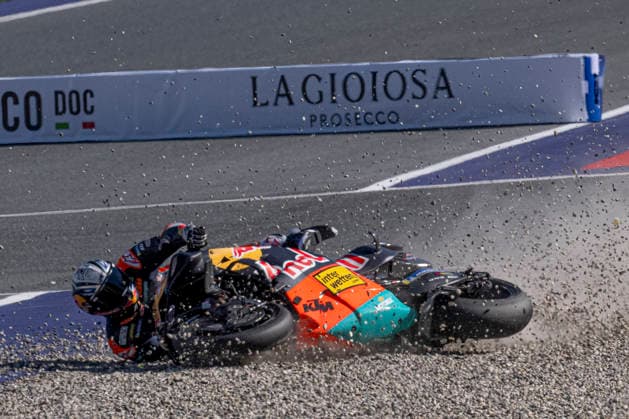 MOTO - MOTO GP - AUSTRIA GRAND PRIX 2026 37 ACOSTA Pedro (spa), Red Bull KTM Factory Racing, KTM RC16, action, accident, crash during the 2026 MotoGP Qatar Grand Prix of Austria, on the Red Bull Ring, from September 18 to 20, 2026 in Austria, Spielberg - SpielbergAustria  Copyright: xGIGIxSOLDANOx