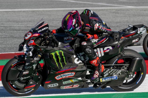 MOTO - MOTO GP - AUSTRIA GRAND PRIX 2026 89 MARTIN Jorge (spa), Aprilia Racing, Aprilia RS-GP26, action, celebrating his win in Sprint Race during the 2026 MotoGP Qatar Grand Prix of Austria, on the Red Bull Ring, from September 18 to 20, 2026 in Austria, Spielberg - SpielbergAustria  Copyright: xGIGIxSOLDANOx