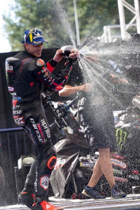 MOTO - MOTO GP - AUSTRIA GRAND PRIX 2026 BEZZECCHI Marco (ita), Aprilia Racing, Aprilia RS-GP26, podium, portrait during the 2026 MotoGP Qatar Grand Prix of Austria, on the Red Bull Ring, from September 18 to 20, 2026 in Austria, Spielberg - SpielbergAustria  Copyright: xGIGIxSOLDANOx