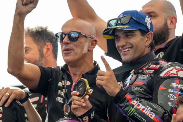 MOTO - MOTO GP - AUSTRIA GRAND PRIX 2026 MARTIN Jorge (spa), Aprilia Racing, Aprilia RS-GP26, podium, portrait during the 2026 MotoGP Qatar Grand Prix of Austria, on the Red Bull Ring, from September 18 to 20, 2026 in Austria, Spielberg - SpielbergAustria  Copyright: xGIGIxSOLDANOx