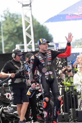 MOTO - MOTO GP - AUSTRIA GRAND PRIX 2026 BEZZECCHI Marco (ita), Aprilia Racing, Aprilia RS-GP26, podium, portrait during the 2026 MotoGP Qatar Grand Prix of Austria, on the Red Bull Ring, from September 18 to 20, 2026 in Austria, Spielberg - SpielbergAustria  Copyright: xGIGIxSOLDANOx