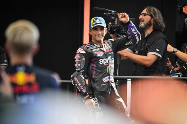 MOTO - MOTO GP - AUSTRIA GRAND PRIX 2026 MARTIN Jorge (spa), Aprilia Racing, Aprilia RS-GP26, portrait, celebrating his win in Sprint Race during the 2026 MotoGP Qatar Grand Prix of Austria, on the Red Bull Ring, from September 18 to 20, 2026 in Austria, Spielberg - SpielbergAustria  Copyright: xGIGIxSOLDANOx