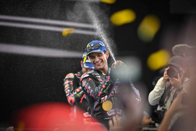 MOTO - MOTO GP - AUSTRIA GRAND PRIX 2026 MARTIN Jorge (spa), Aprilia Racing, Aprilia RS-GP26, podium, portrait during the 2026 MotoGP Qatar Grand Prix of Austria, on the Red Bull Ring, from September 18 to 20, 2026 in Austria, Spielberg - SpielbergAustria  Copyright: xGIGIxSOLDANOx
