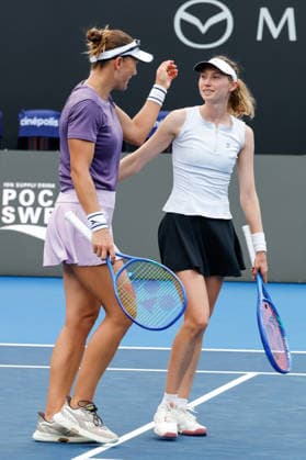 WTA GUADALAJARA OPEN 2026 WTA GUADALAJARA OPEN 2026 CRISTINA BUCSA NICOLE MELICHAR VS MOMOKO KOBORI PEANGTARN PLIPUECH 09 19 2026 GUADALAJARA, JALISCO Action photo of Cristina Bucsa and Nicole Melichar during the doubles final of the 2026 WTA Guadalajara Open, held at the Centro Panamericano de Tenis in Guadalajara, Jalisco, Mexico Action photo of Cristina Bucsa and Nicole Melichar, during the doubles final match of the 2026 WTA Guadalajara Open, held at the Centro Panamericano de Tenis in Guadalajara, Jalisco, Mexico. PHOTO BY IMAGENSHOP PHOTO AGENCY GUADALAJARA, JALISCO, MEXICO Copyright: xIMAGENSHOPxAGENCIAxFOTOGRAFICAx