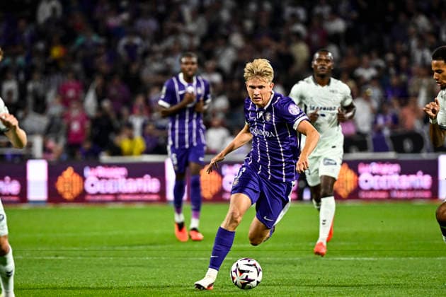 FOOTBALL : Toulouse vs Le Havre- 5eme Journee de Ligue 1 McDonald S - Toulouse - 19 09 2026 Thomas Jorgensen (tfc) Toulouse  Copyright: xThierryxBretonx