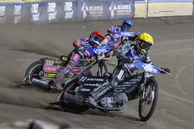 Rzeszow 19.09.2026. Speedway Euro Championship 2026 - Round 3 in Rzeszow, Poland --- Zuzel Indywidualne Mistrzostwa Europy 3 Final SEC w Rzeszowie Persons Shown : Maciej Janowski, Kacper Woryna Fot. Konrad Swierad Arena Akcji NEWSPIX.PL --- newspix.pl 