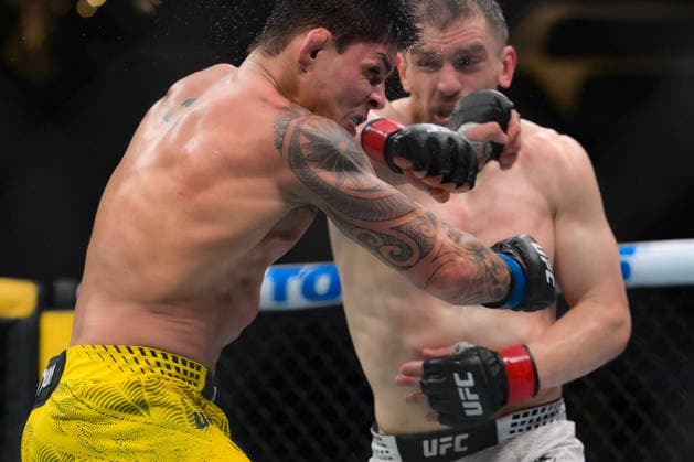 September 19, 2026, Los Angeles, California, USA: EDMEN SHAHBAZYAN (R) defeated BRUNNO FERREIRA (L) by unanimous decision (29-28, 29-28, 30-27) during UFC 331 at the Crypto.com Arena in Los Angeles Los Angeles USA - ZUMAo117 20260919_zsp_o117_004 Copyright: xMikaelxOnax
